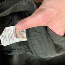 Load image into Gallery viewer, 1990s Armani Olive High Waist Military Trousers with Zipper Hems - Size M