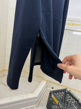 Load image into Gallery viewer, 2000s Mandarina Duck Navy Crewneck with Hidden Mesh Kangaroo Pocket - Size S