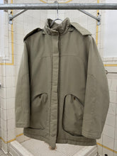 Load image into Gallery viewer, Late 1990s Mandarina Duck Beige Egg Cell Padded Jacket with Removable Hood - Size S