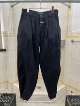 Load image into Gallery viewer, 1980s Marithe Francois Girbaud Black Paneled Trousers with Adjustable Synch Hem Detail - Size M