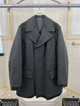 Load image into Gallery viewer, Late 1990s Mandarina Duck Rubberized Cuff and Hem Peacoat - Size L