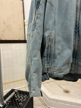 Load image into Gallery viewer, Vintage Padded Denim Moto Jacket - Size XL