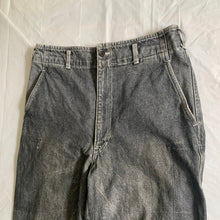 Load image into Gallery viewer, 1990s CDGH Faded Cargo Denim Workpants - Size L