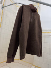 Load image into Gallery viewer, 1990s Katharine Hamnett Brown Textured Quarter Zip - Size M