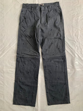 Load image into Gallery viewer, 2000s Lad Musician Gunmetal Modular Zip Offs with Pill Embroidery - Size M