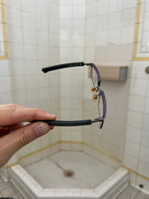 Load image into Gallery viewer, 1990s Issey Miyake x Alain Mikli Multi-Fold Purple and Green Sunglasses - Size OS