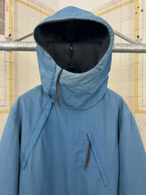 Load image into Gallery viewer, 1990s Ryuichiro Shimazaki Textured Nylon Mountain Pullover with Asymmetrical Closure Hood - Size M