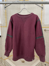 Load image into Gallery viewer, 2000s General Research Contrast Ribbed Paneled Crewneck - Size S
