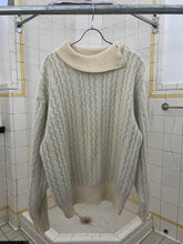 Load image into Gallery viewer, 1980s Marithe Francois Girbaud x Maillaparty Wavy Stripe Sweater with Neck Shoulder Seam Buttons - Size XL