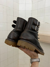 Load image into Gallery viewer, 1990s CDG Leather Buckle Boots - Size 9.5 US