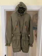 Load image into Gallery viewer, 1990s Katharine Hamnett Khaki Silk Military Parka - Size XL