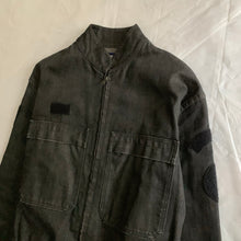 Load image into Gallery viewer, ss2004 Junya Watanabe Faded Military Cargo Pocket Blouson with Stencil &amp; Patch Detailing - Size M