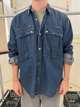 Load image into Gallery viewer, 1980s Katharine Hamnett Denim Cargo Pocket Shirt - Size L