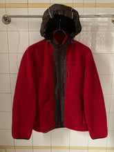 Load image into Gallery viewer, aw2000 Issey Miyake Red Fleece Technical Jacket - Size M