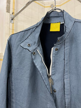 Load image into Gallery viewer, 2000s Mandarina Duck Raw Cut Coated Fabric Shirt Jacket with Contrast Detailing - Size M