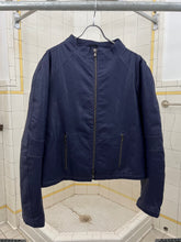 Load image into Gallery viewer, 2000s Armani Purple Leather Racer Jacket - Size L