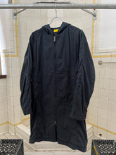 Load image into Gallery viewer, 2000s Mandarina Duck Hooded Long Coat with Neck Cutout - Size M