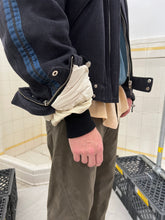 Load image into Gallery viewer, aw1993 Armani Padded Bomber with Arm Cinch and Back Graphic Detailing - Size XL