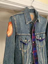 Load image into Gallery viewer, 2000s Yohji Yamamoto x Spotted Horse Patchwork &amp; Reconstructed Denim Jacket - Size M