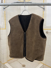 Load image into Gallery viewer, 1990s Armani Thick Corduroy Vest with Fleece Lining - Size XL