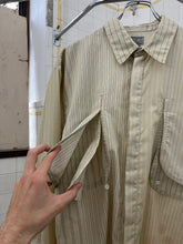 Load image into Gallery viewer, 1980s Marithe Francois Girbaud Multi Stripe Layered Pocket Shirt - Size L