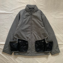 Load image into Gallery viewer, 2000s Vintage Nike Grey Technical Jacket with Modular Hidden Pockets and Hood - Size L