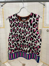 Load image into Gallery viewer, ss2018 Comme des Garcons Homme Plus Reversible Leopard Knit Vest - Size S