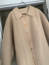 Load image into Gallery viewer, aw1995 Yohji Yamamoto Beige Raw Cut Wool Overcoat - Size OS