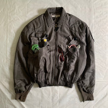 Load image into Gallery viewer, 1983 Katharine Hamnett Padded Silk Cargo Bomber - Size L