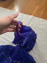 Load image into Gallery viewer, aw1999 Issey Miyake Blue Crinkled Bungee Pullover Packable Hoodie - Size M
