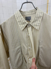 Load image into Gallery viewer, 1980s Marithe Francois Girbaud Multi Stripe Layered Pocket Shirt - Size L