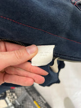 Load image into Gallery viewer, aw1993 Armani Denim Life Preserver Jacket with Removable Sleeves and Packable Hood - Size M