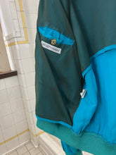 Load image into Gallery viewer, 1980s Armani Blue Bomber Jacket with Ribbed Collar Trim - Size M