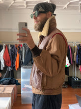 Load image into Gallery viewer, 1980s Massimo Osti x CP Company Shearling Collar Military Jacket with Removable Sleeves - Size XL