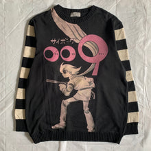 Load image into Gallery viewer, 2010s Yohji Yamamoto Cybor 009 Intarsia Sweater - Size L