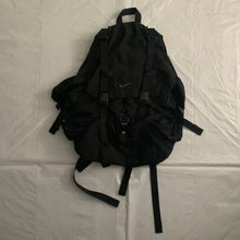 Load image into Gallery viewer, 1990s Vintage Nike Black Nylon Parachute Backpack - Size OS