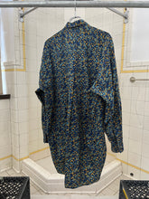 Load image into Gallery viewer, 1980s Katharine Hamnett Oversized Blue Graphic Cargo Pocket Shirt - Size OS