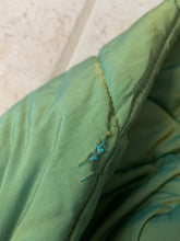 Load image into Gallery viewer, 1990s Armani Textured Iridescent Green Nylon "Hyper Cold" Cropped Jacket - Size L