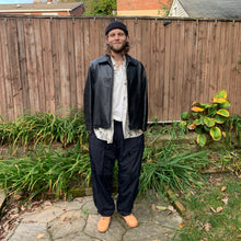 Load image into Gallery viewer, aw1991 Yohji Yamamoto 6.1 The Men Ready For Duty Pinup Leather Jacket - Size M
