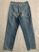 Load image into Gallery viewer, 1990s CDGH Faded Vintage White Label Denim with Knee Blowout - Size S