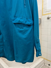 Load image into Gallery viewer, 1980s Marithe Francois Girbaud Pullover Shirt with Faux Placket and Neck String Detailing - Size M