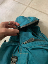 Load image into Gallery viewer, 2000s Issey Miyake Teal Nylon Transformable Backpack - Size OS