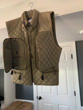 Load image into Gallery viewer, aw1992 Issey Miyake Khaki Quilted Nylon Hidden Cargo Pocket Vest - Size XL