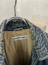 Load image into Gallery viewer, aw1986 Katharine Hamnett Denim Cargo Bomber - Size OS