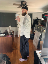 Load image into Gallery viewer, aw2004 Yohji Yamamoto Hindu Graphic Linen Shirt - Size L