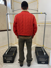 Load image into Gallery viewer, 1990s Armani Quilted Trucker Jacket w/ Leather Collar - Size L