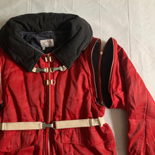 Load image into Gallery viewer, 1990s Armani Red Modular Bondage Jacket - Size L