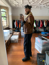 Load image into Gallery viewer, 1980s Massimo Osti x CP Company Shearling Collar Military Jacket with Removable Sleeves - Size XL
