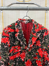 Load image into Gallery viewer, ss2019 Comme des Garcons Homme Plus Red Tulle Embroidered Camouflage Blazer - Size M
