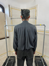 Load image into Gallery viewer, 1980s Katharine Hamnett Grey Silk Military Cargo Shirt - Size OS